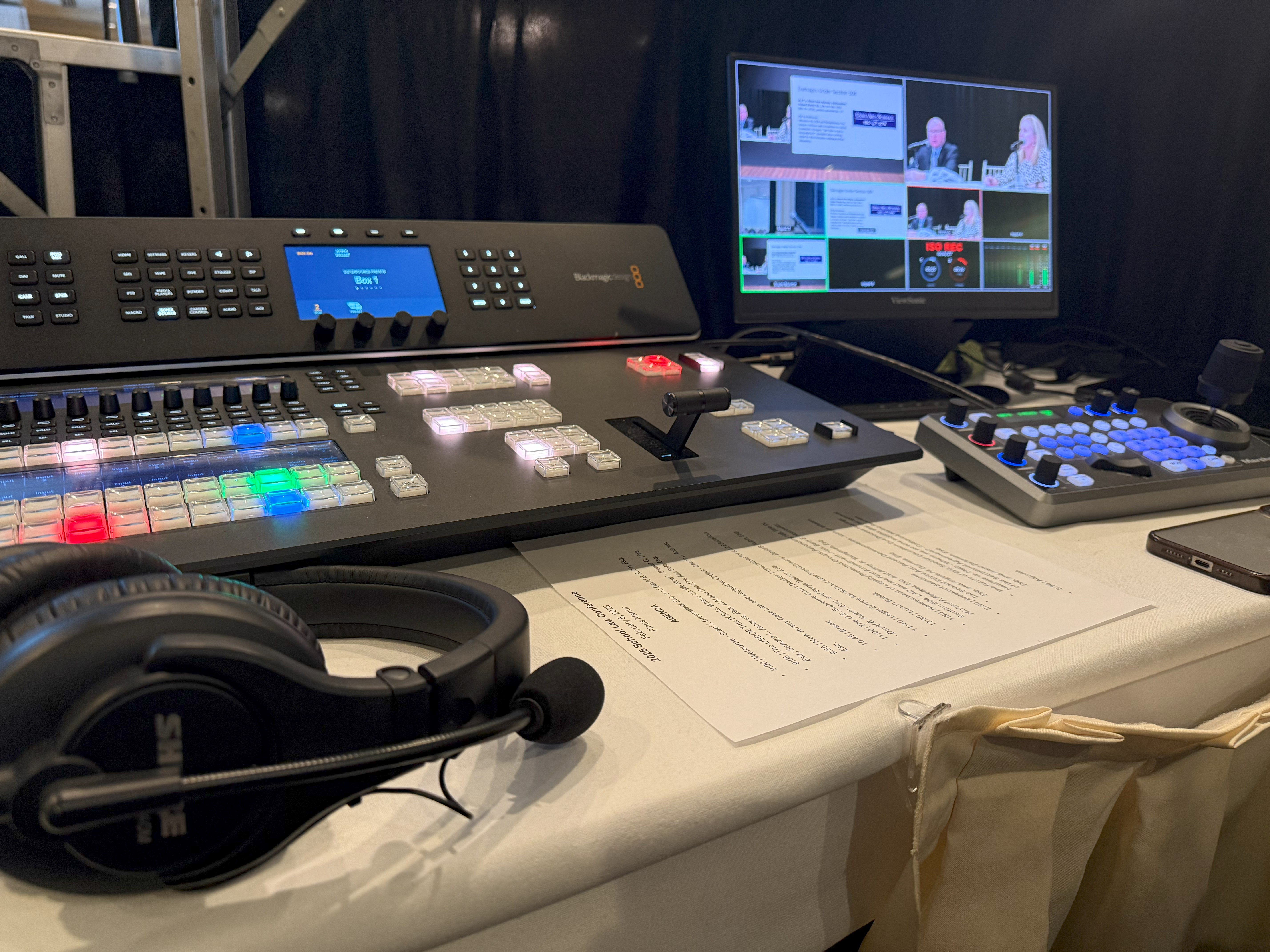 Blackmagic ATEM switcher and PTZ camera — njstreaming.com NJ